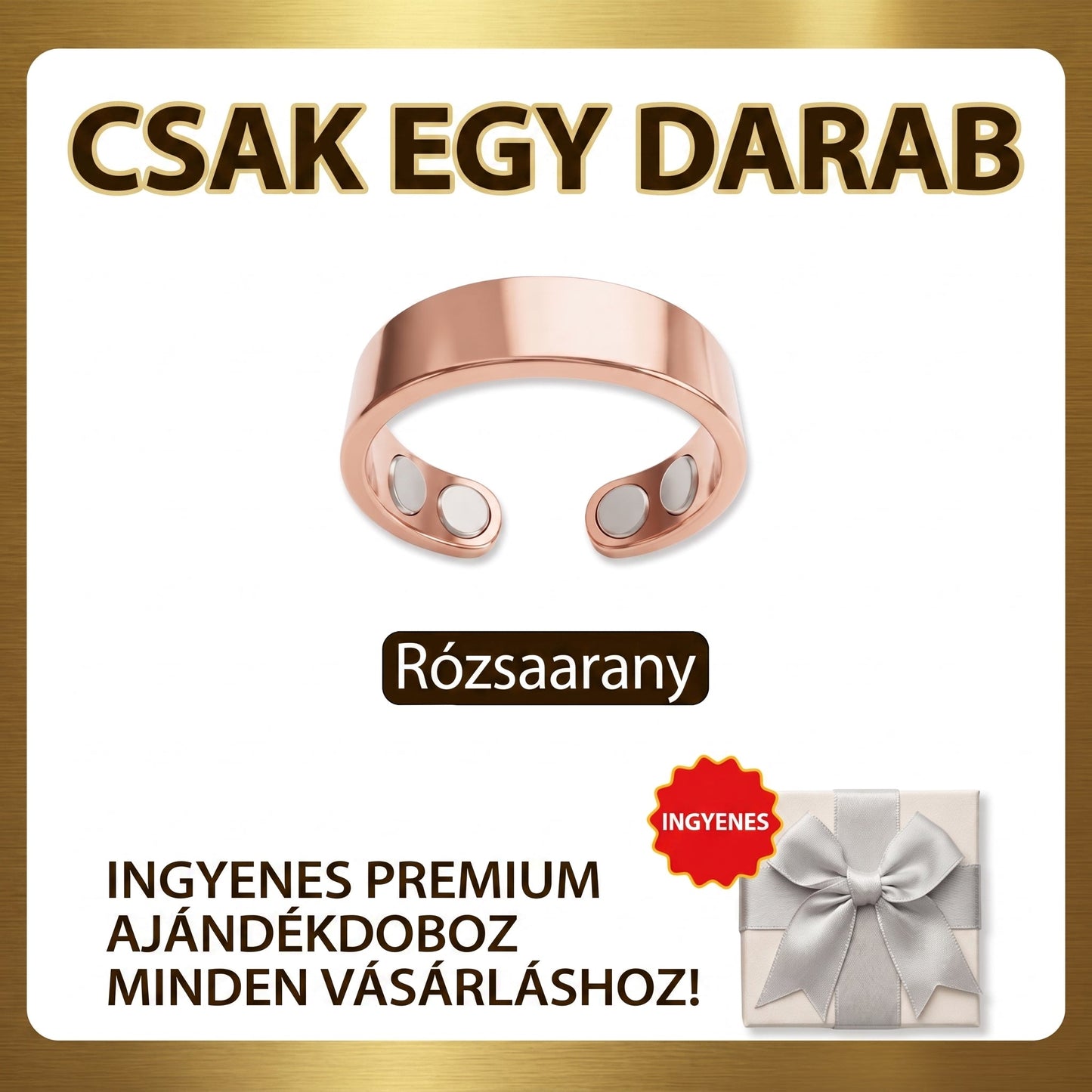 Resupe® Fogyókúrás Anyagcsere Mágneses Terápiás Gyűrű: Hárommagos Anyagcsere Aktiválás — Mindössze 30 perc naponta a Fogyás és a Nyirokkeringés támogatására — Plusz ízületi enyhülés, jobb alvás és mentális tisztaság.