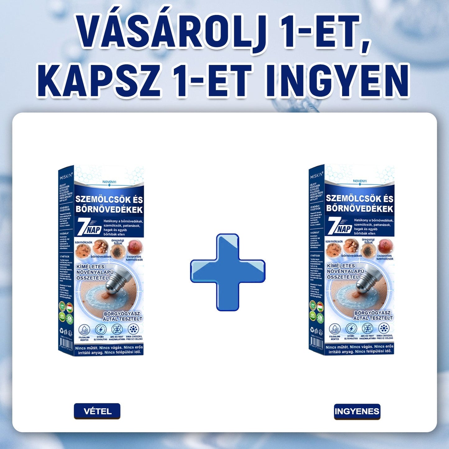 💙Hivatalos Márkabolt | 🚢 Hiskin® 7 napos Szemölcseltávolító Roll-on Ápoló Folyadék (Fájdalommentes rollerball technológia, hegek nélkül) 🐬