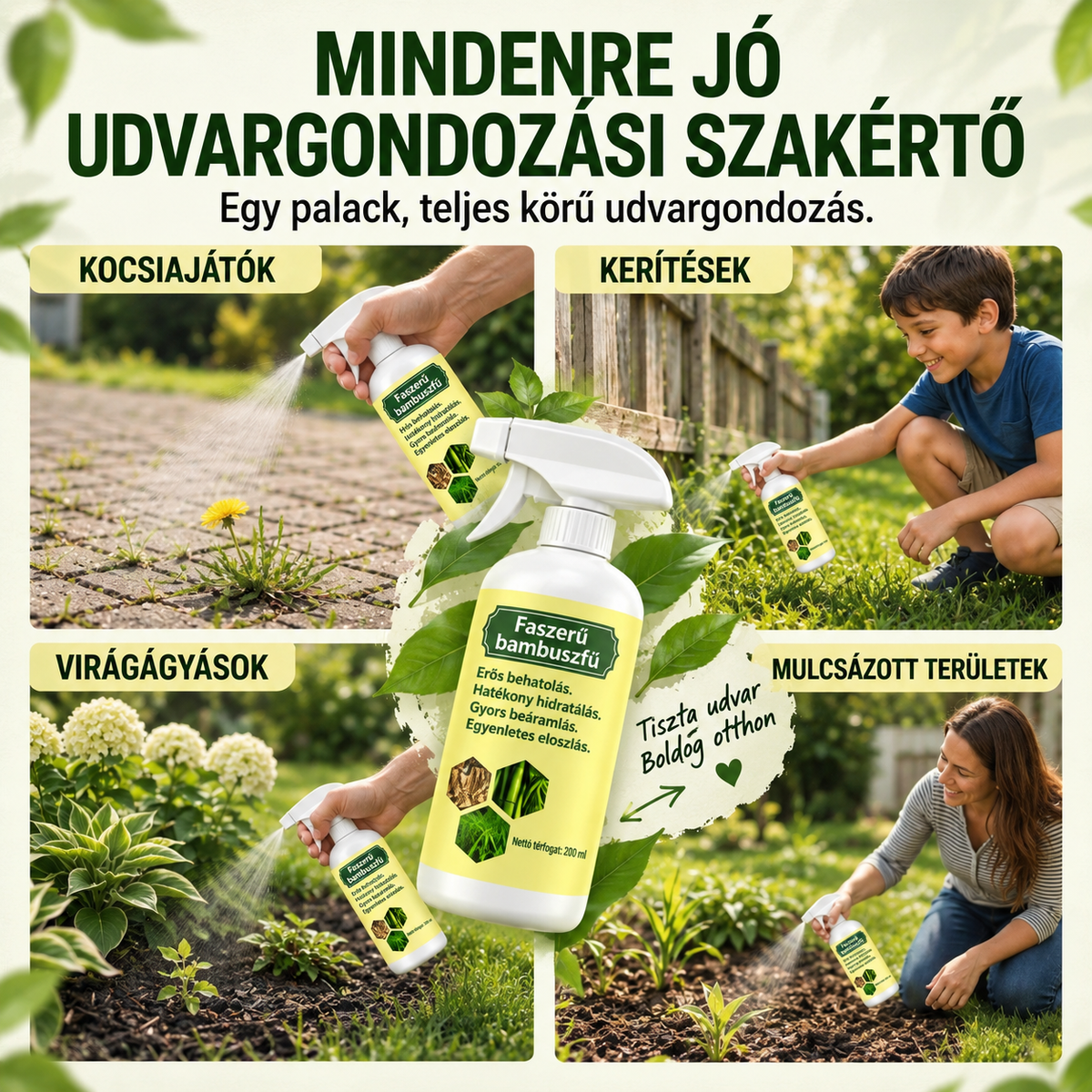🔥2026-os AKCIÓ – Gyorsan ható, természetes gyom- és fűirtó spray