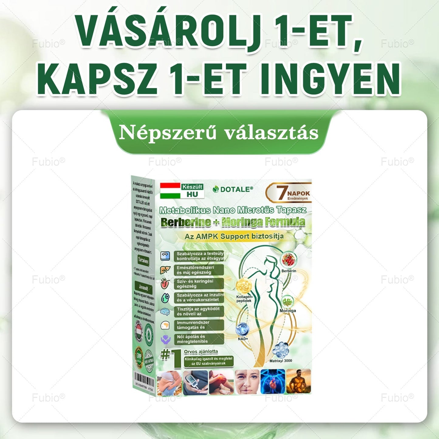 𝑫𝑶𝑻𝑨𝑳𝑬® 𝒎𝒆𝒕𝒂𝒃𝒐𝒍𝒊𝒌𝒖𝒔 𝒏𝒂𝒏𝒐 𝒎𝒊𝒌𝒓𝒐𝒕ű𝒔 𝒕𝒂𝒑𝒂𝒔𝒛🎉 (Csak naponta egyszer használható, látható eredmények 7 napon belül!) ✅ Berenil + Moringa formuláció, ideális tömegtúlzsúlláshoz, bőrhiányossághoz, cukorbetegséghez, apnához és ízületi problémákhoz 💥💥