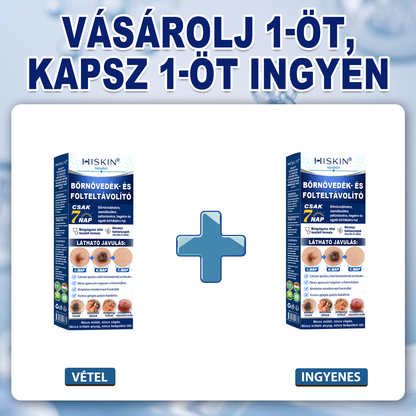 Hivatalos Márkabolt | Hiskin® 7 napos Szemölcseltávolító Roll-on Ápoló Folyadék (Fájdalommentes rollerball technológia, hegek nélkül) 🐬