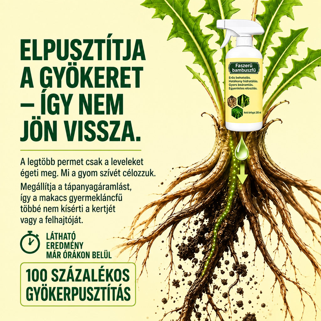 🔥2026-os AKCIÓ – Gyorsan ható, természetes gyom- és fűirtó spray