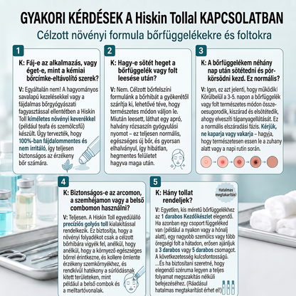 💙Hivatalos Márkabolt | 🚢 Hiskin® 7 napos Szemölcseltávolító Roll-on Ápoló Folyadék (Fájdalommentes rollerball technológia, hegek nélkül) 🐬